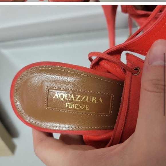 Aquazzura Sexy Thing Coral 38.5 - Picture 2 of 9